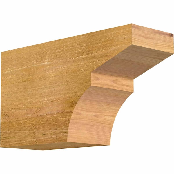 Ekena Millwork Monterey Rough Sawn Rafter Tail, Western Red Cedar, 6"W x 10"H x 18"L RFT06X10X18MON00RWR - main